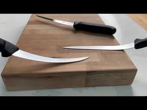 Victorinox Swiss Army Fibrox Pro Stiff vs Semi Stiff Boning Knife Blades
