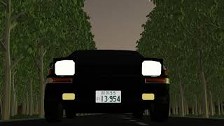 Initial d parody in blender (Short)