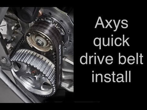 Ayxs quick drive belt install