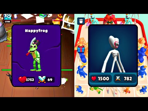 MERGE 'Rainbow Friend Run + Monsters Battles 100 Doors' - Merge Monster