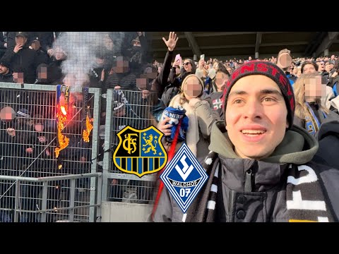 Derby 🔥 Fanmaterial brennt + Fanmarsch💥 | 1.FC SAARBRÜCKEN vs SV WALDHOF MANNHEIM | Stadionvlog