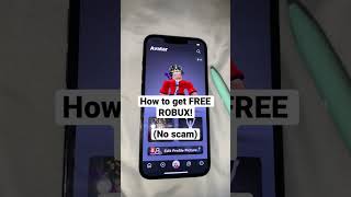 How to get FREE ROBUX (no scam) 💰 #shorts #robux