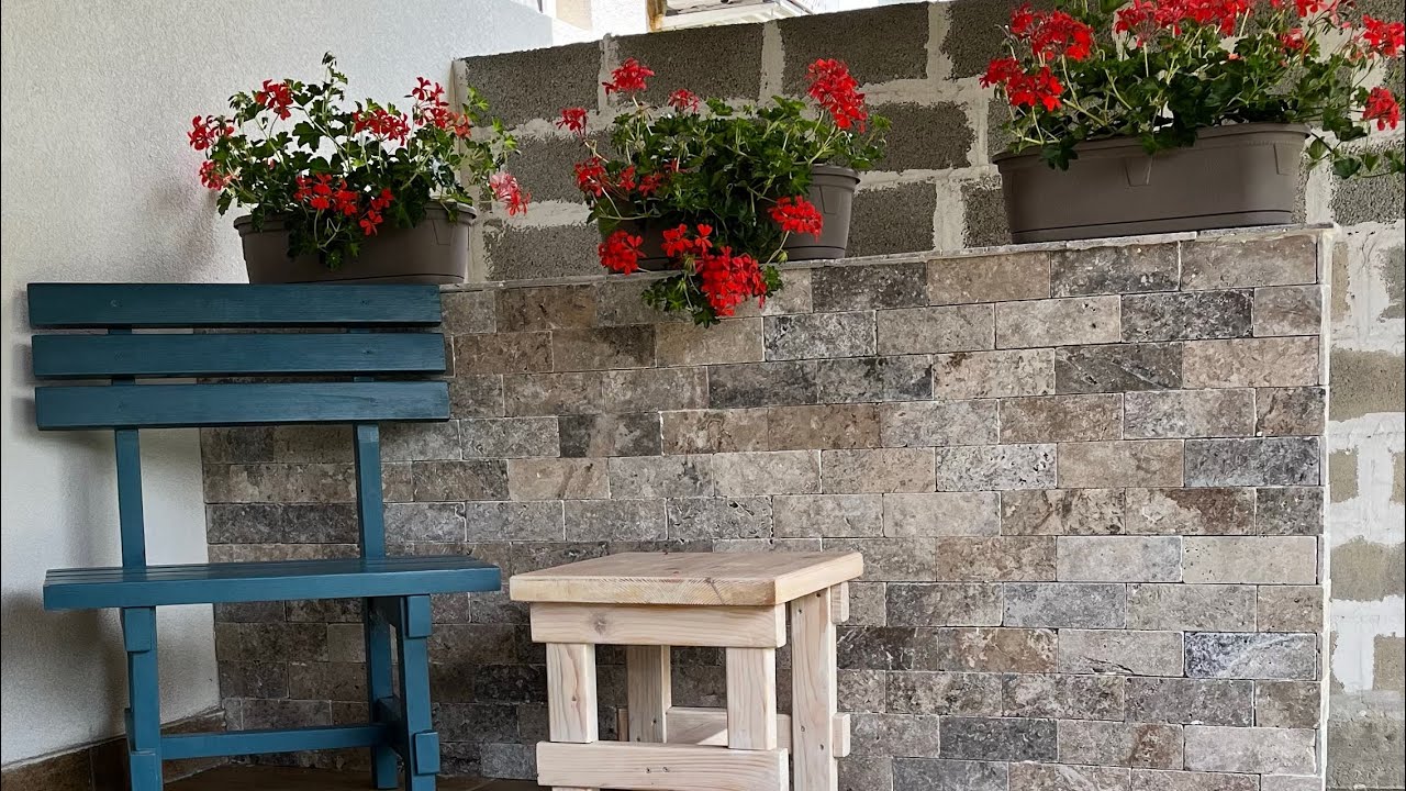 Kako lepiti TRAVERTIN kamen sa BELIM lepkom