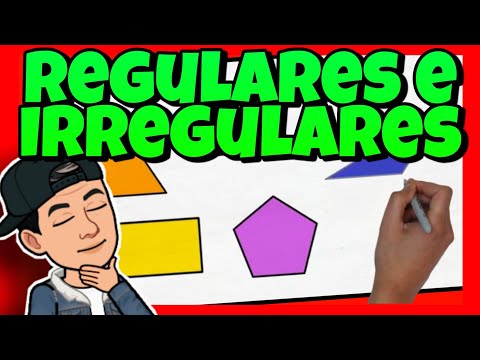 🔶 Polígonos REGULARES e IRREGULARES [ para NIÑOS de PRIMARIA ]