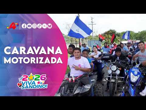 🇳🇮 Matiguás celebra 47 años de liberación con una multitudinaria caravana motorizada