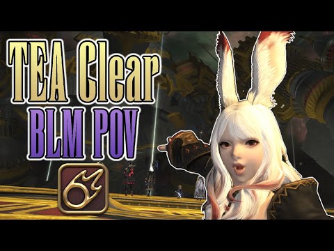 FFXIV The Epic of Alexander (TEA) First Clear - Black Mage (BLM) R2 POV - Patch 7.15