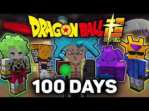 100 Days in Dragon Ball Super Minecraft?! Insane Adventure with Friends!
