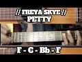 PETTY FREYA SKYE SIMPLE EASY INTRO TUTORIAL GUITAR CHORDS