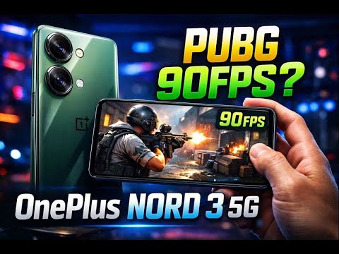 OnePlus Nord 3 5G PUBG 90FPS Test | Full Gaming & Performance Review