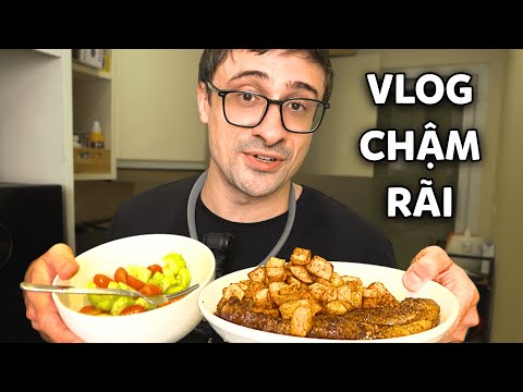 Vlog Chậm Rãi - Cùng mình nấu bít tết đê - Học tiếng Anh giao tiếp hàng ngày