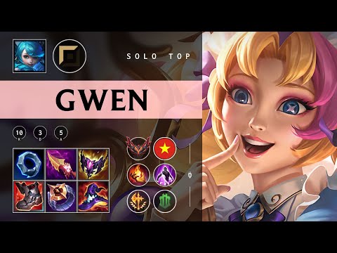 Gwen Top vs Gnar - VN Grandmaster Patch 25.23