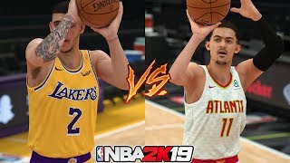 NBA 2K19 Lonzo Ball vs Trae Young - 3 Point Contest