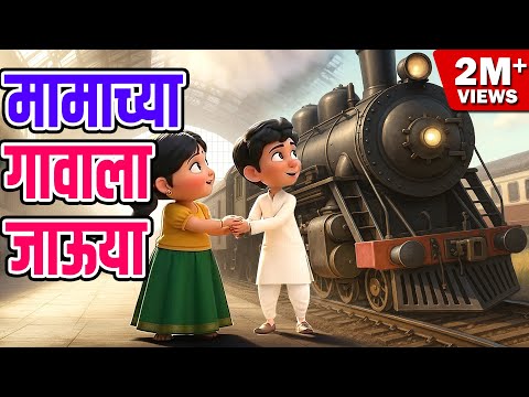 Mamachya Gavala Jauya - Marathi Balgeet For Kids (with lyrics)