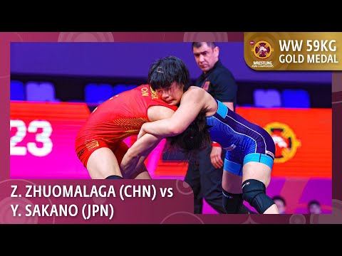 Gold Medal • WW 59Kg • Zhuomalaga ZHUOMALAGA (CHN) vs. Yui SAKANO (JPN)