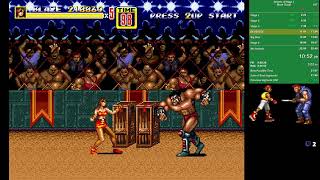 Streets of Rage 2 Blaze Easy Speedrun 22:28