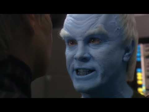 Ambassador Soval and Commander Tucker Inform Commander  Shran About A Vulcan Plan