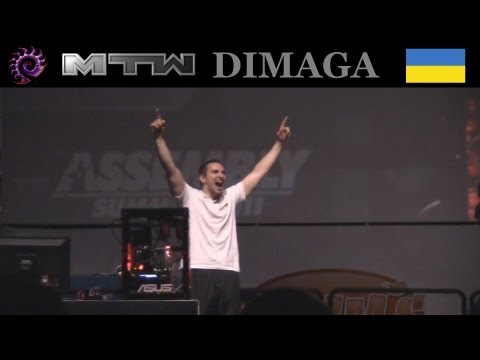 Dimaga's celebration after winning ASUS ROG StarCraft 2 tournament. [Assembly summer 2011]