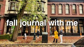 fall journal with me in vancouver 🍁