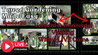 Tower Gardening Made Easy LIVE CAM #towergarden #hydroponicgardening #garden #farm #aeroponic