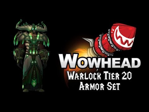 Warlock Tier 20 Armor Set - Diabolic Raiment