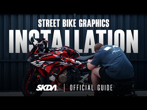 How to Install Street Bike Graphics | SKDA Moto Creative