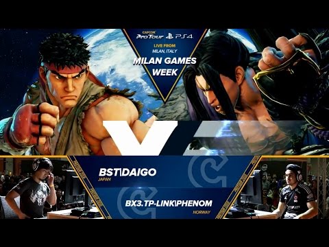 Daigo (Ryu) vs Phenom (Necalli) - EU Regional Finals 2016 - Grand Finals