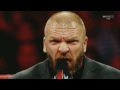 WWE Triple H VS Seth Rollins Promo 2017