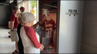 Brandon Burlsworth's Locker On Permanent Display - Mother's First Viewing