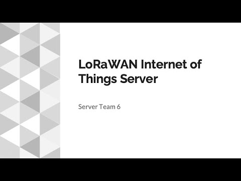 LoRaWAN Server Team 6