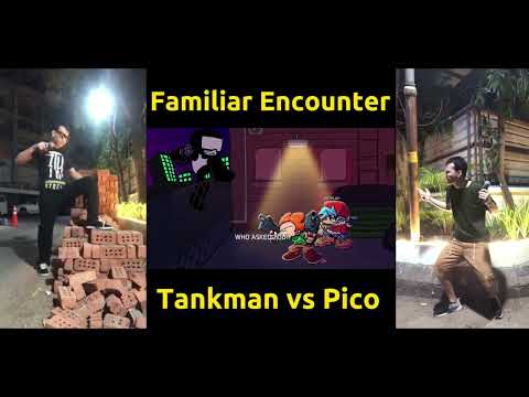 Familiar Encounter Tankman vs Pico is Used In Real Life (FNFIRL)