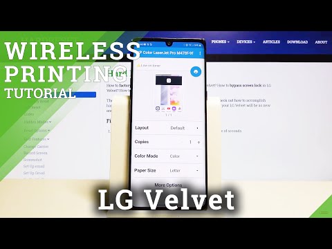 How to Connect Printer in LG Velvet – Wireless Printing