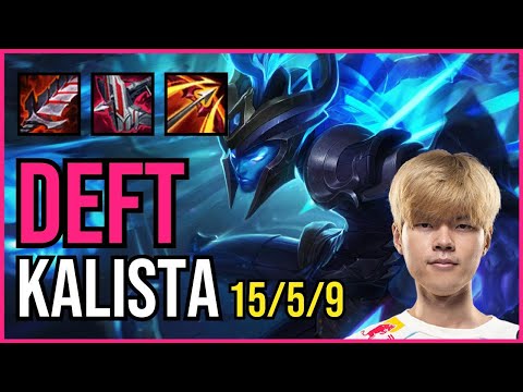 DEFT - KALISTA vs. LUCIAN Top | KR CHALLENGER | PATCH 10.25