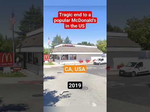 Tragic end to a McDonald's #fire #timelapse #time #fyp #california #unitedstates #youtubeshorts
