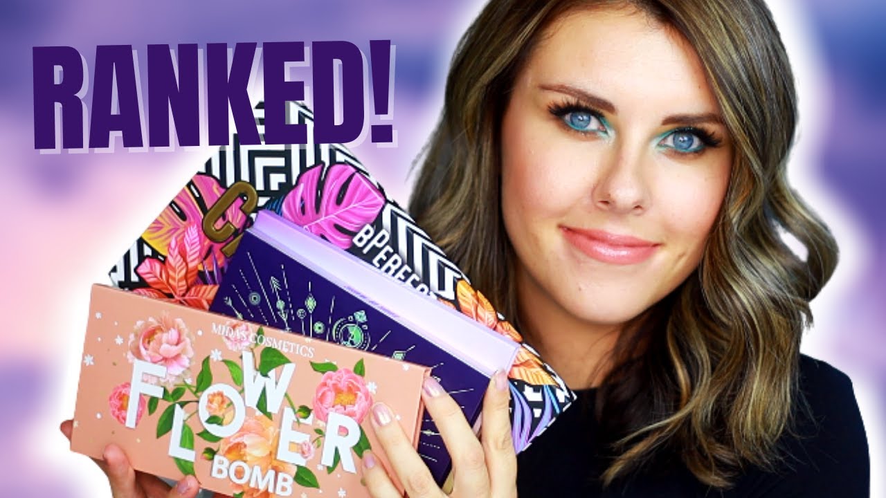 MY COLORFUL EYESHADOW PALETTES COLLECTION RANKED! SWATCHES & REVIEW