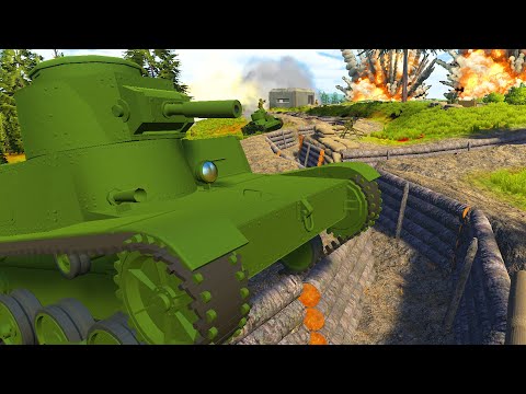 Endless Invasion of Ravenfield BUNKER FORTRESS Defenses!