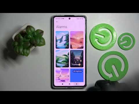 How to Set Up Alarm Clock on XIAOMI Poco F4 GT - Alarm Clock Settings