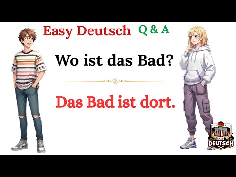 Deutsch lernen A1 🇩🇪✨ 150 Fragen & Antworten zum Mitsprechen