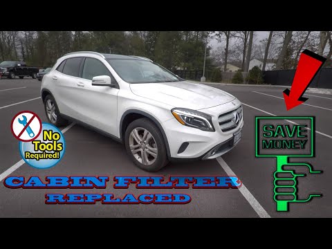 BENZWERKS 2015 Mercedes Benz GLA 250 Cabin filter replaced