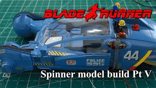 1/24 scale Fujimi Spinner model build Pt V wiring, lighting & final details