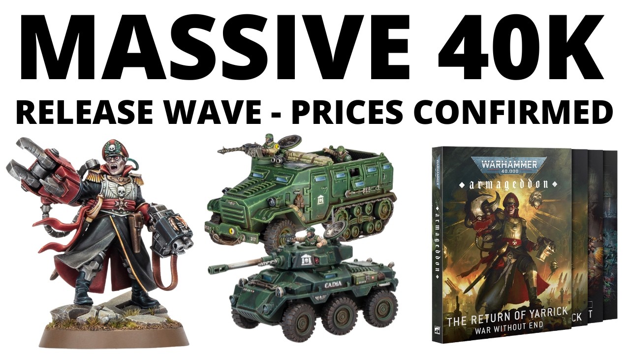 MASSIVE Warhammer 40K Release Wave - New Guard, Orks, Discount Sets, Characters - Details + Prices