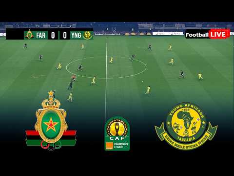 AS FAR RABAT vs YANGA SC - CAF Champions League 25/26 | Match Today | Simulation PES