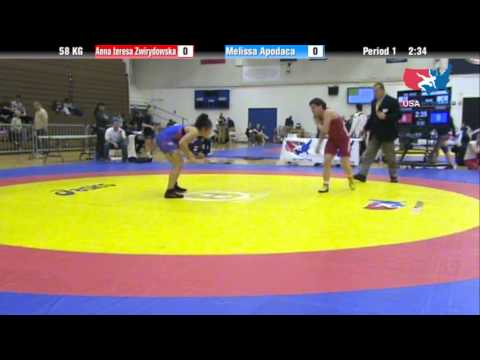 WM 58 KG - Anna teresa Zwirydowska vs. Melissa Apodaca