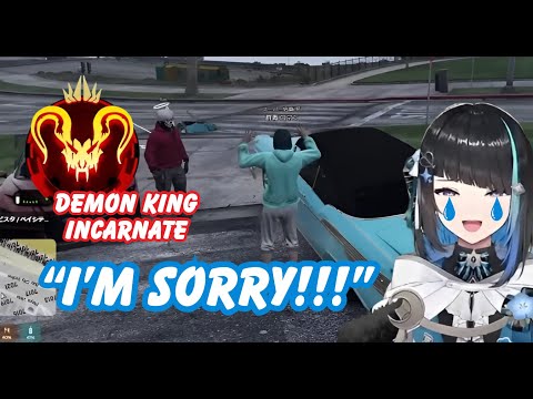 Gunjo Roman bumping into people's cars until she met the Demon King【Uniraid! Eng Sub】【GTA MADTOWN】