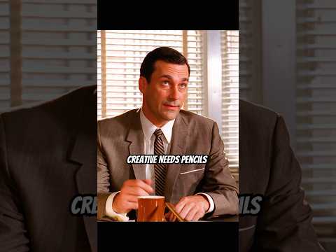 Creative Needs Pencils#series #shorts #madmen