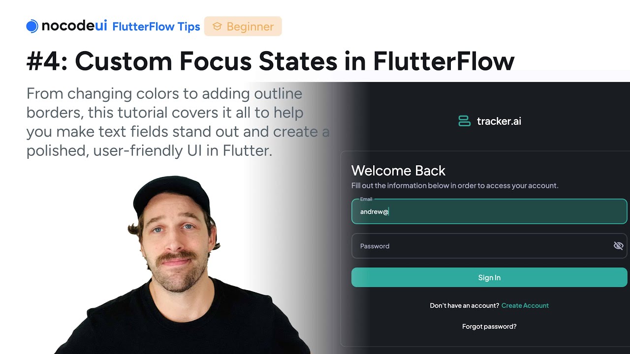 FlutterFlow Tip #4 : Focused TextFields in FlutterFlow