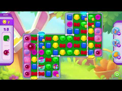 Homescapes Level 2684 With No Boosters - Hard Level - City Fair Booth: Wooden Toys