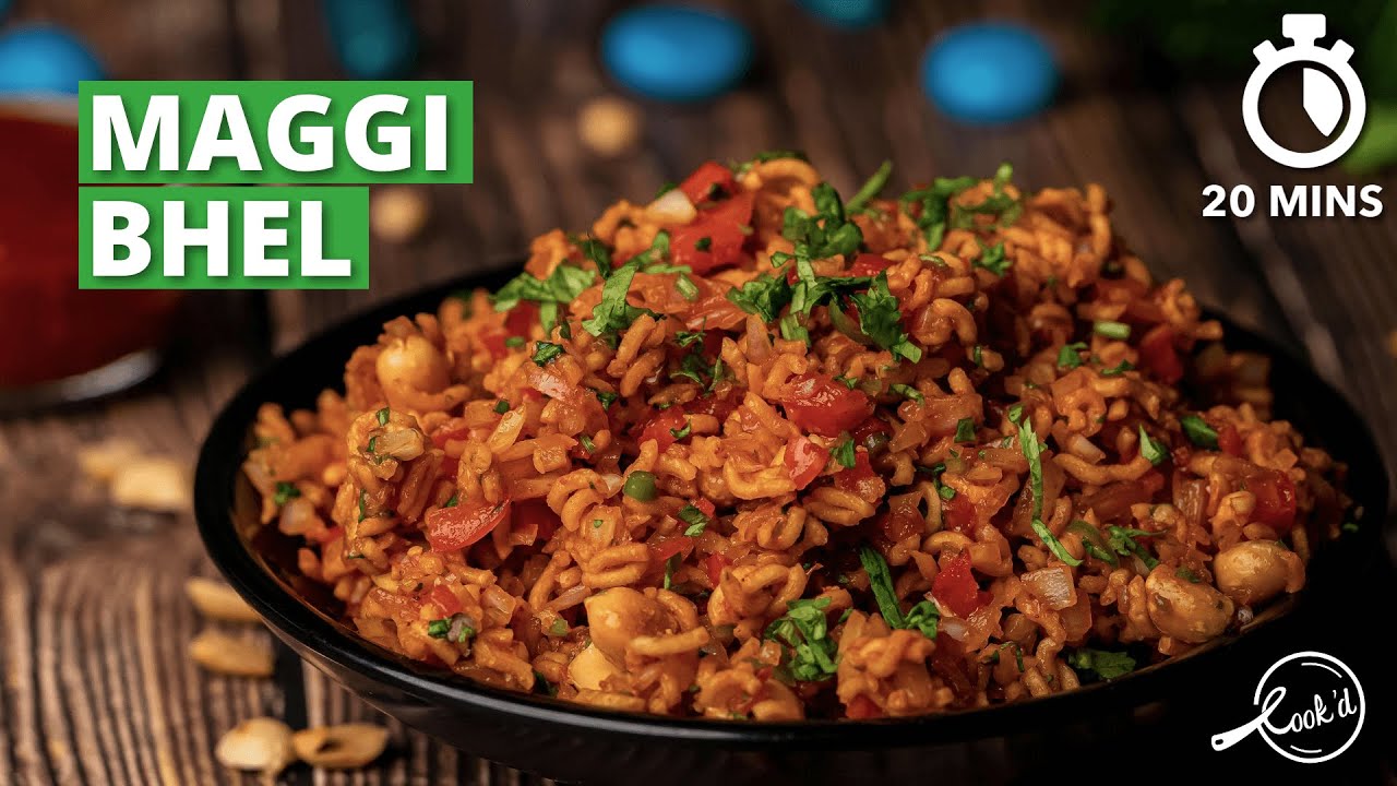 Maggi Bhel Recipe | Kid’s Special Maggi Chaat | Under 30 Mins Recipe | Cookd