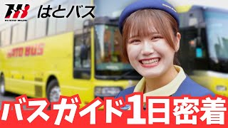 【はとバス】入社2年目バスガイドに1日密着してみた!【無料配布:転職完全ガイドは概要欄から】