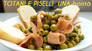 TOTANI E PISELLI/Facilissimi da fare e Buonissimi 😋😋