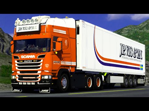 ETS2 | Scania R500 V8 J.P. Vis & Zn.And Schmitz Trailer [1.42] | ProMods 2.57
